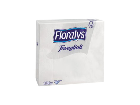 Tovaglioli bianchi 2 veli