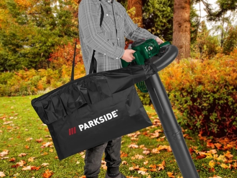 Soffiatore, aspiratore, trituratore per foglie a benzina