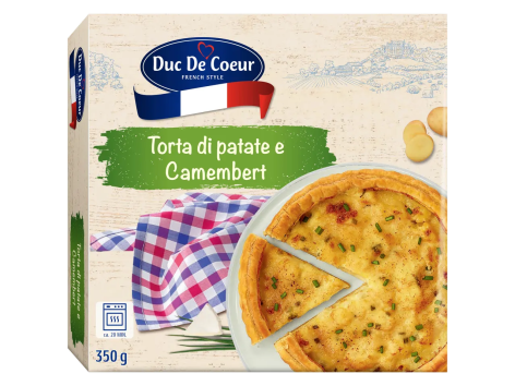 Torta di patate e Camembert