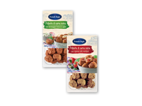 Polpette di carne suina