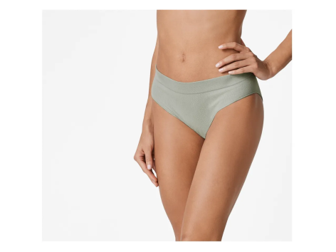 Slip o perizoma a costine da donna, 3 pezzi