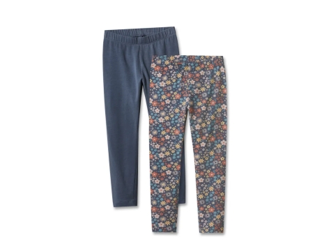 Leggings da bambina, 2 pezzi