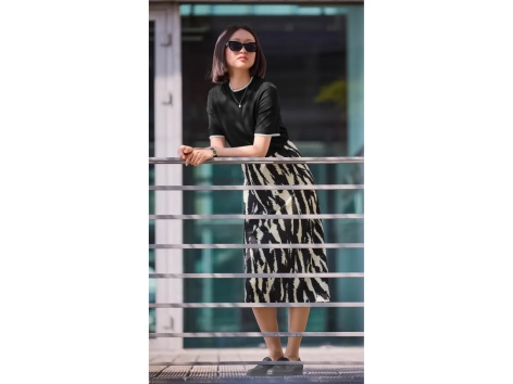 Pullover a manica corta da donna