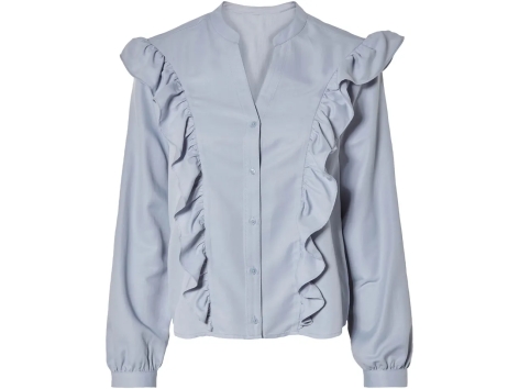 Camicetta con volant da donna