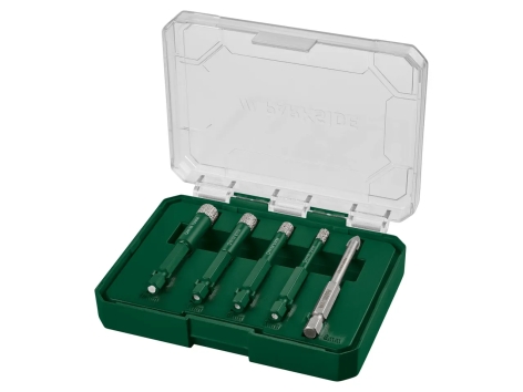 Set punte diamantate per piastrelle, 5 pezzi