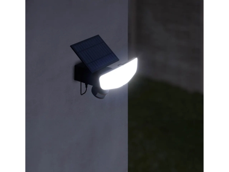 Faro LED ad energia solare con rilevatore di movimento
