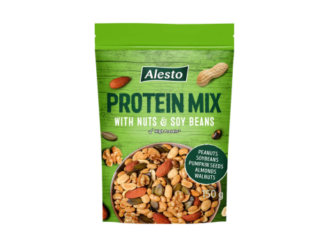 Mix di frutta secca e semi di soia tostati e salati