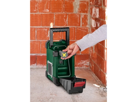 Radio da cantiere ricaricabile