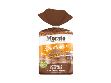 Spuntinelle con farina integrale e riso nero