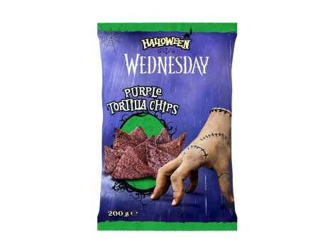 Tortilla di mais blu