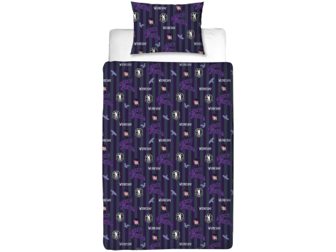 Parure copripiumino singolo “Wednesday”