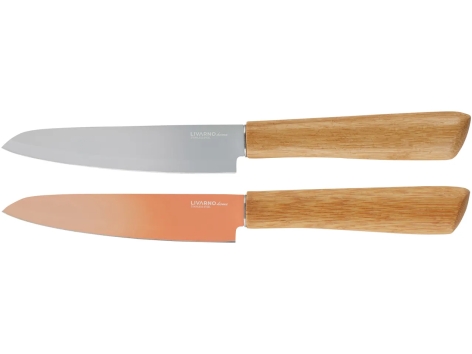 Coltello con manico in bambù, 1 o 2 pezzi