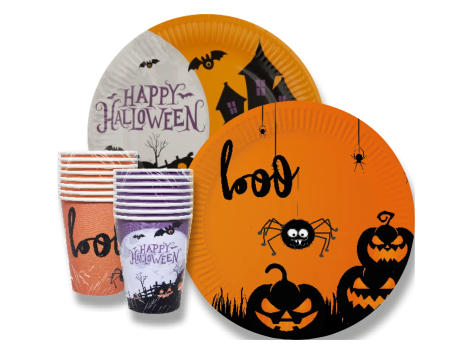 Bicchieri o piatti di carta tema Halloween