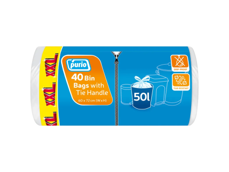 Sacchetti per rifiuti con maniglie