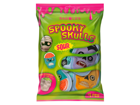 Caramelle a forma di teschi