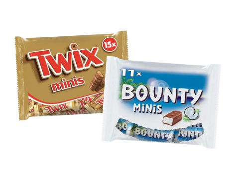 Twix o Bounty Minis