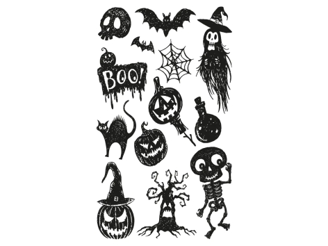 Set adesivi per Halloween