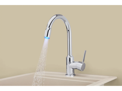 Miscelatore da cucina con LED