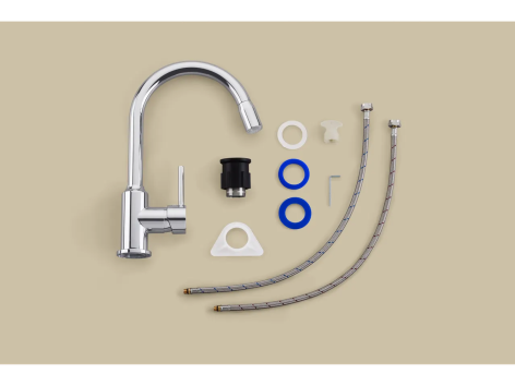 Miscelatore da cucina con LED