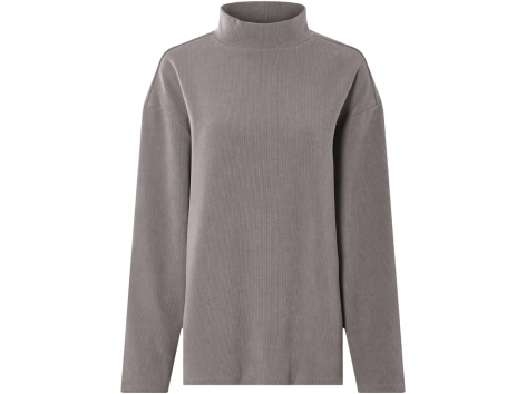 Pullover in velluto da donna