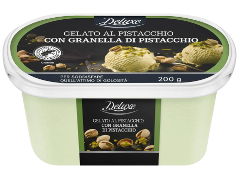 Gelato al pistacchio con granella di pistacchio