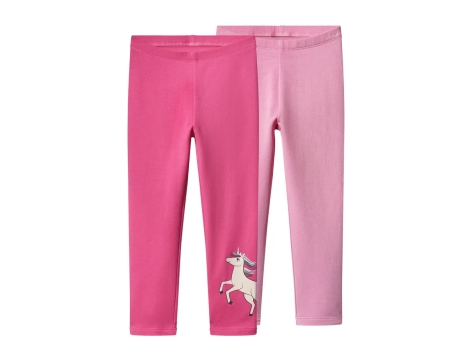 Leggings termici da bambina, 2 pezzi