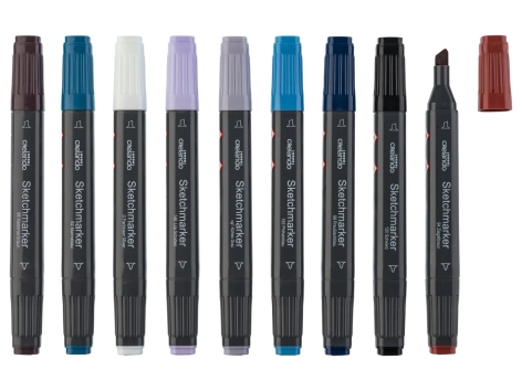 Pennarelli a doppia punta, 36 pezzi