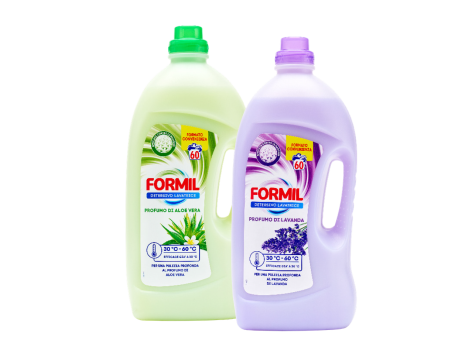 Detersivo lavatrice aloe o lavanda