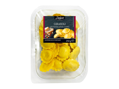 Girasoli con faraona, pinoli e uvetta