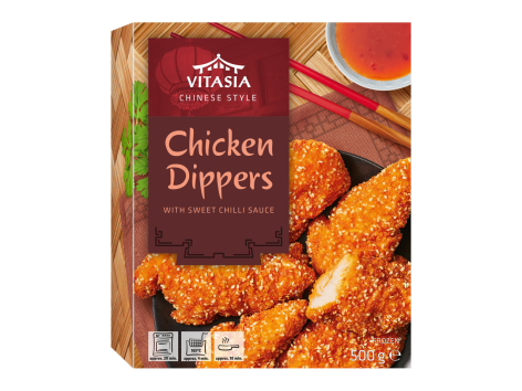 Bocconcini di pollo impanati con semi di sesamo