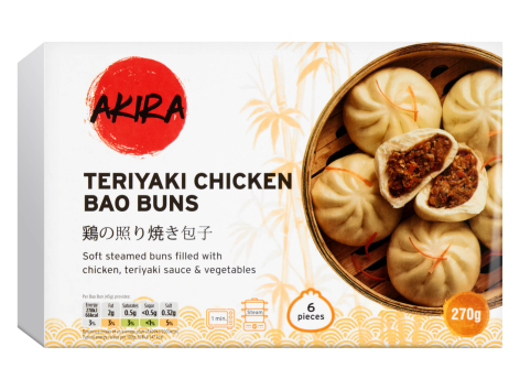 Pane bao con pollo in salsa Teriyaki