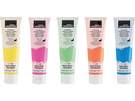 Colori acrilici, 5 o 6 pezzi