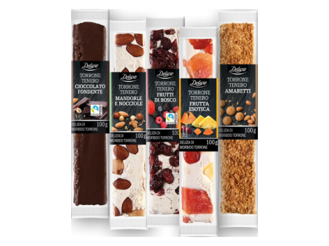 Stecche di torrone tenero