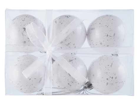 Palline natalizie, 6 pezzi