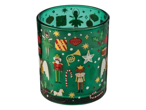 Candela o candela profumata in vasetto di vetro