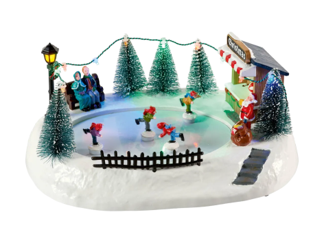 Paesaggio natalizio a LED