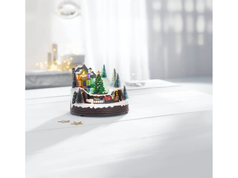 Paesaggio natalizio a LED