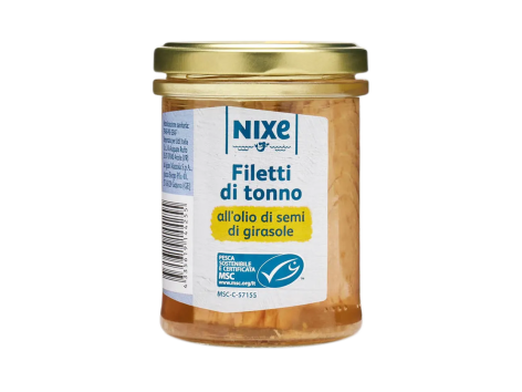 Filetti di tonno all'olio di semi di girasole