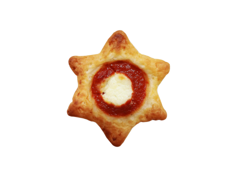 9 pizzette a stella pomodoro mozzarella