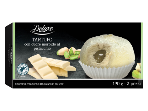 Tartufo con cuore di pistacchio