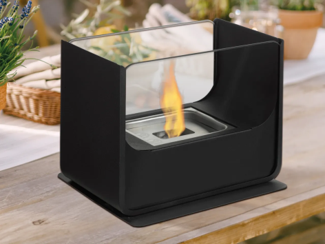 Camino da tavolo a etanolo