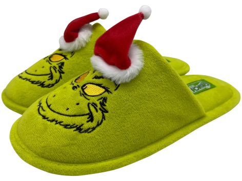 Pantofole da uomo o da donna “Grinch”