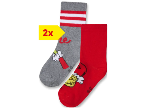 Calze da bambino, 2 paia “Grinch”