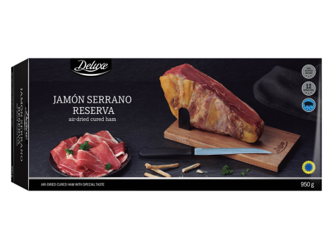 Trancio di Jamón Serrano STG Reserva con accessori