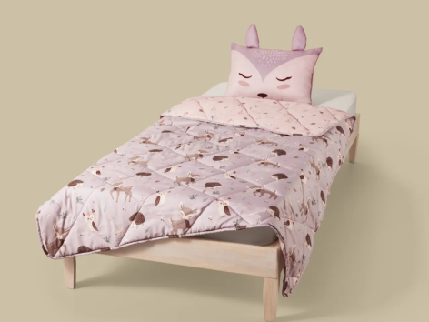 Set coperta con cuscino per bambini