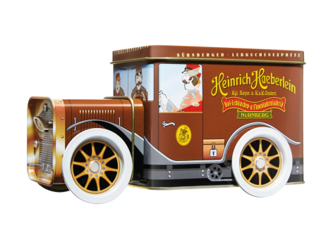 Dolcetti di panspeziato in confezione di latta musicale - Nürnberger Lebkuchen IGP