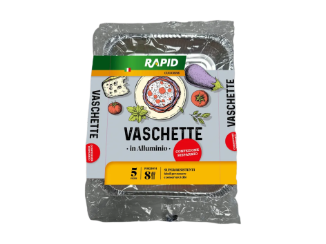 Vaschette 8 porzioni senza coperchio
