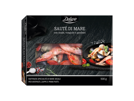 Sautè di mare cozze, vongole e gamberi