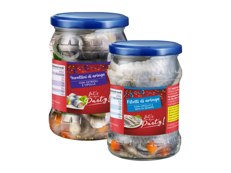 Involtini o filetti di aringa