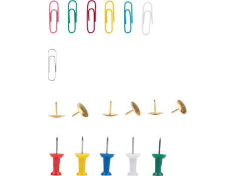 Box graffette e puntine da ufficio